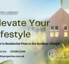 Elevate Your Lifestyle - Invest in Residential Plots in Din Gardens, Chiniot