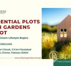 Luxurious Residential Plots in Din Gardens Chiniot, Where Your Dream Lifestyle Begins